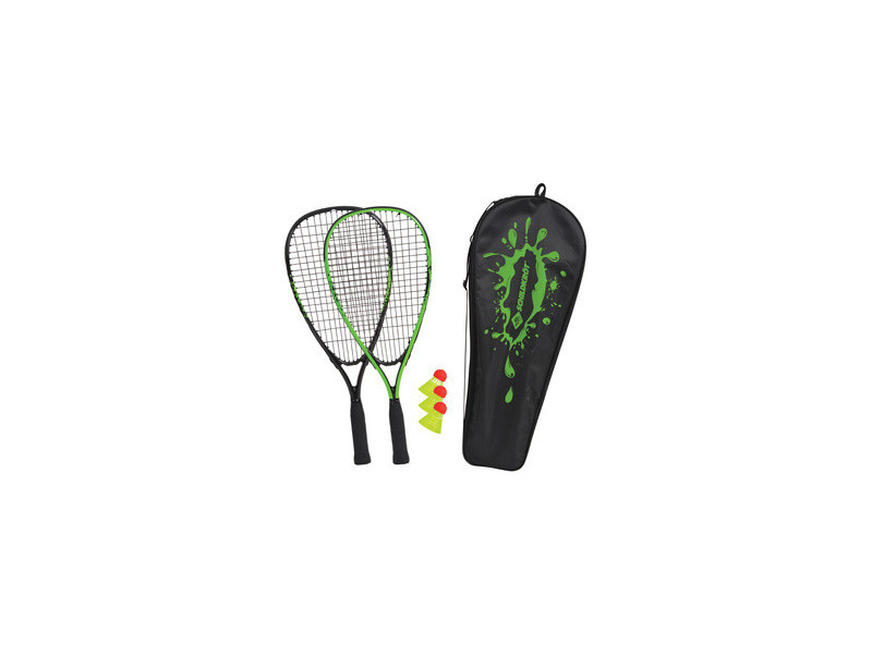 SCHILDKRÖT Set de speed badminton, noir / vert