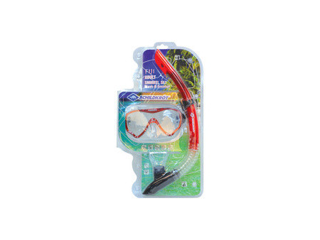 SCHILDKRÖT Set masque/tuba Junior 'Fiji', 2 pièces, rouge