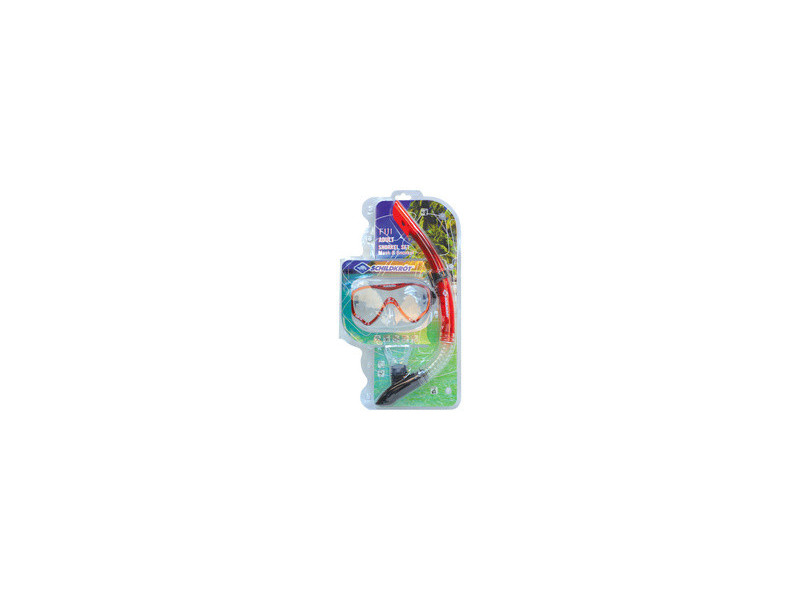SCHILDKRÖT Set masque/tuba Junior 'Fiji', 2 pièces, rouge