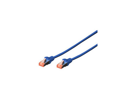 DIGITUS Câble de brassage, Cat. 6, S/FTP, 0,5 m, orange