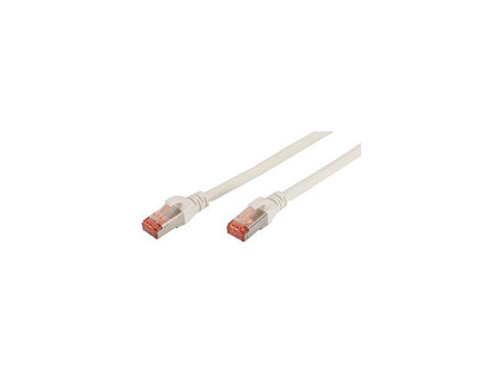 DIGITUS Câble de brassage, Cat. 6, S/FTP, 0,5 m, orange