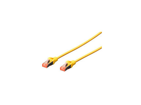 DIGITUS Câble de brassage, Cat. 6, S/FTP, 0,5 m, orange