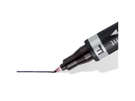 STAEDTLER Marqueur permanent 348 Lumocolor duo, étui de 4