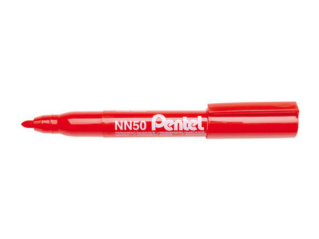 Pentel Marqueur permanent GREEN-LABEL NN50, rouge