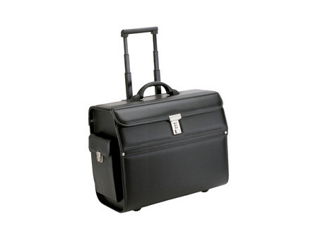Alassio Valise pour pilotes 'MONDO', similicuir, noir