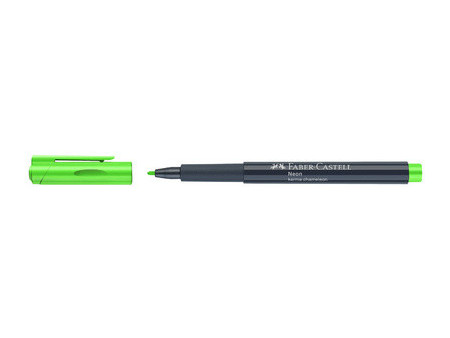 FABER-CASTELL Marqueur fluo Neon, bleu