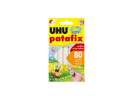 UHU Pâtes adhésives patafix 'Bob l'éponge', blanc