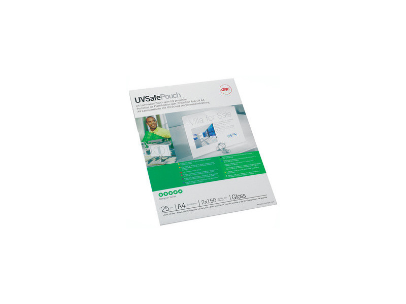 GBC Pochette de plastification UVSafePouch, A4, 300 microns