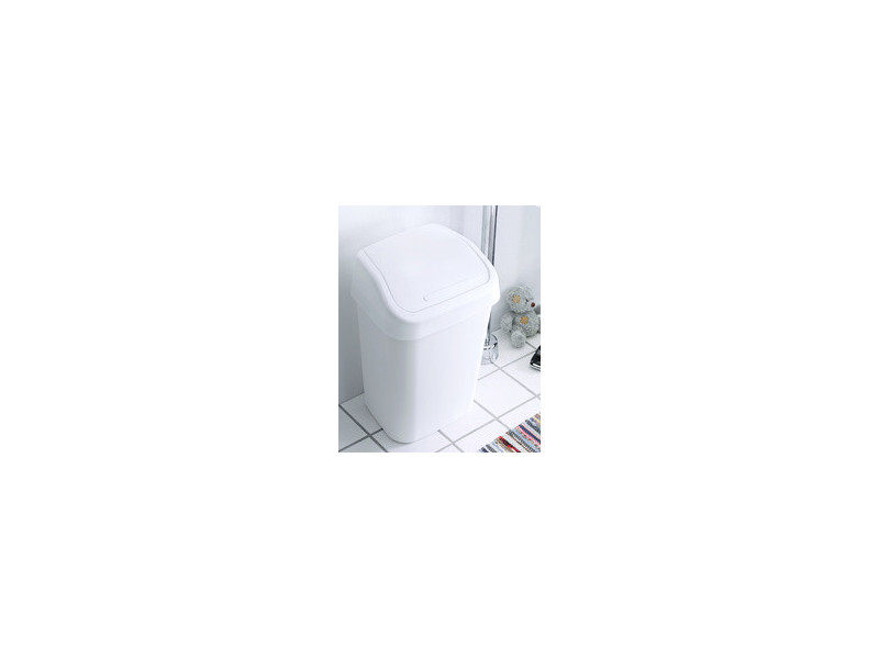 swirl Sac poubelle, avec poignées, 35 litres, blanc