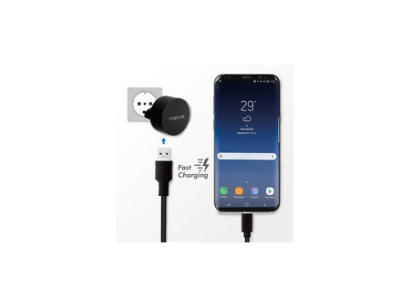 LogiLink Chargeur secteur USB pour Fast Charging, 1x USB