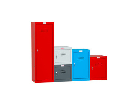 phoenix Casier cubique CL1244, serrure à clé, rouge