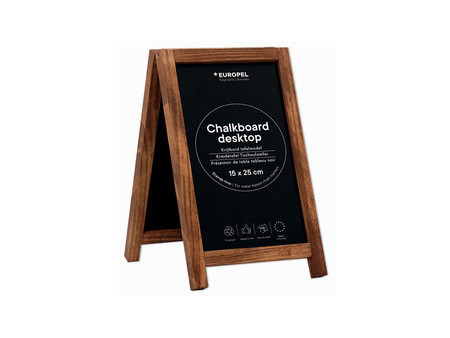 EUROPEL Ardoise de table, mini, noir