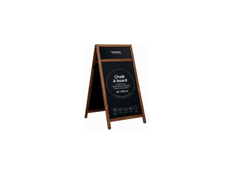 EUROPEL Panneau trottoir, 660 x 1.280 mm, noir