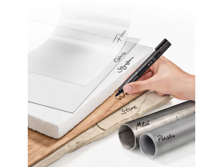 STAEDTLER Marqueur permanent 352 Lumocolor, étui de 8