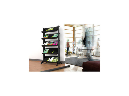 PAPERFLOW Porte-prospectus Uno easyDisplays, 5 étagères