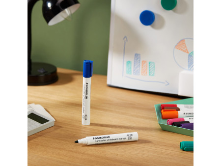 STAEDTLER Marqueur tableau blanc 351 Lumocolor, étui de 8