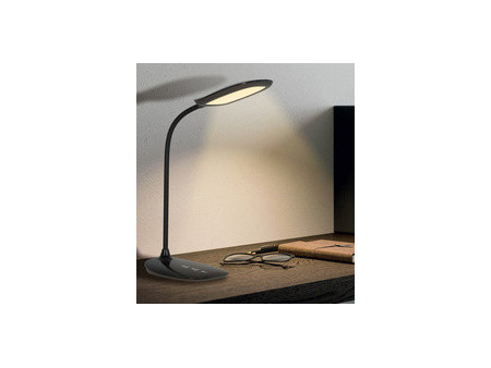 PAPERFLOW Lampe de table à LED LEON, socle, blanc
