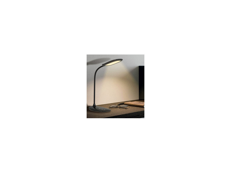 PAPERFLOW Lampe de table à LED LEON, socle, blanc