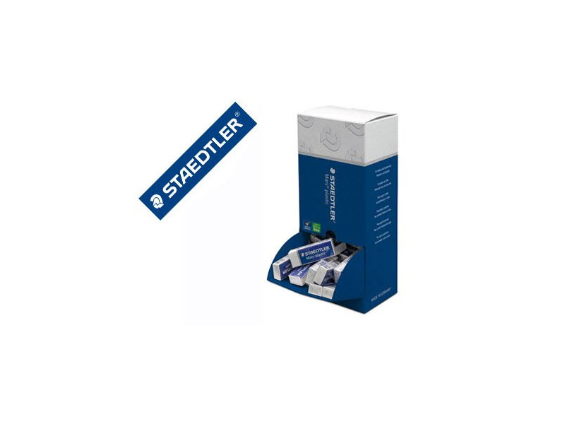 STAEDTLER Gomme plastique Mars plastic, présentoir de 40