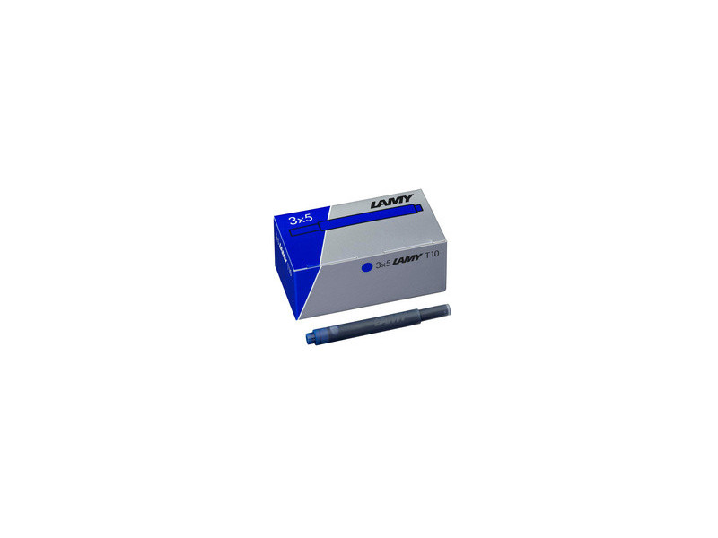LAMY Cartouche d'encre grande capacité T10, pack de 15, bleu