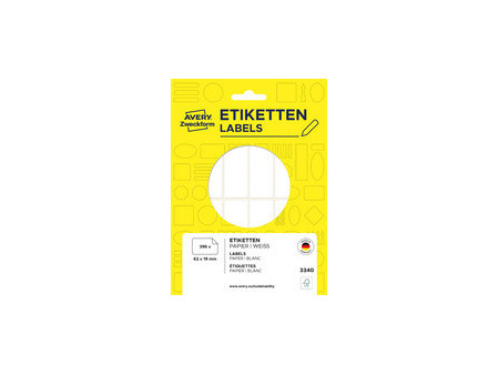 AVERY Zweckform Etiquette multi-usage, 62 x 19 mm, blanc