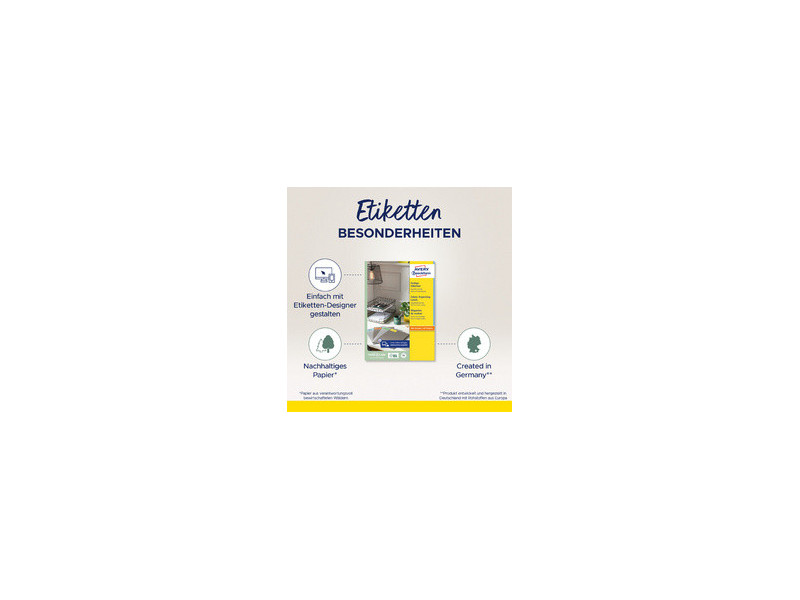 AVERY Zweckform Etiquette universelle, 105 x 148 mm, vert
