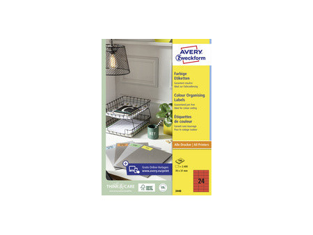AVERY Zweckform Etiquette universelle, 105 x 148 mm, vert