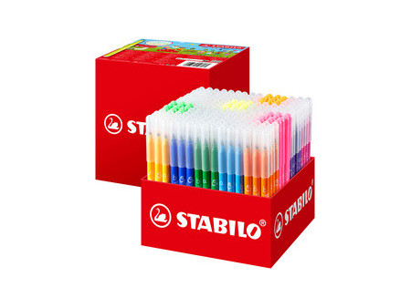 STABILO Feutre Trio A-Z, Maxi schoolpack de 240 pièces
