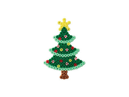 HAMA Perles à repasser midi 'Arbre de Noël', sous blister