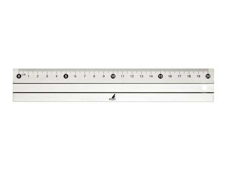 kangaro Règle en métal, en aluminium, 170 mm