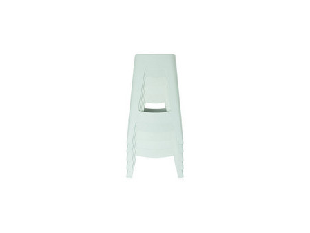 PAPERFLOW Tabouret BELLINI, set de 5, hauteur: 460 mm, noir