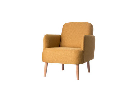 PAPERFLOW Fauteuil visiteur Brooks, safran