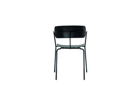 PAPERFLOW Chaise visiteur BISTRO, set de 2, noir