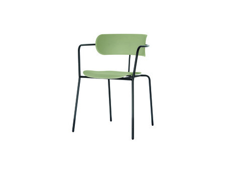 PAPERFLOW Chaise visiteur BISTRO, set de 2, blanc