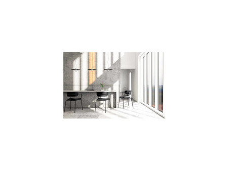 PAPERFLOW Chaise visiteur BISTRO, set de 2, blanc