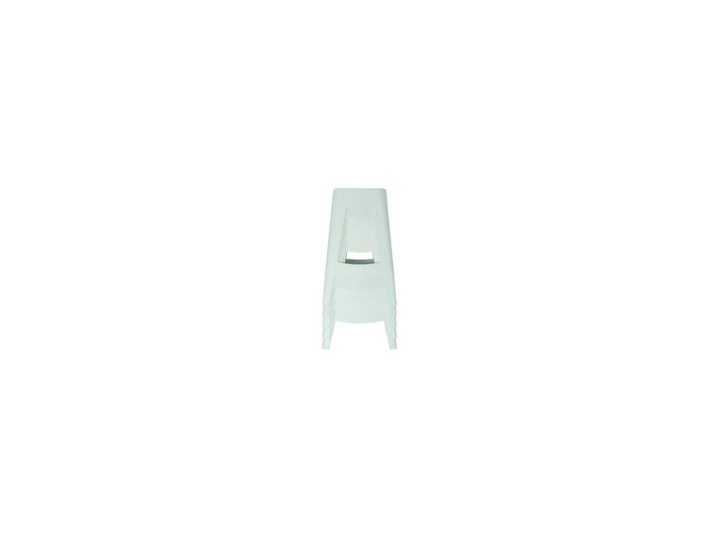 PAPERFLOW Tabouret BELLINI, set de 2, hauteur: 460 mm, blanc