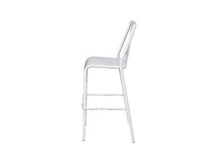 PAPERFLOW Chaise de bar d'extérieur ARTY, set de 2, noir