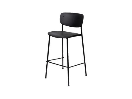 PAPERFLOW Chaise de bar SOHO, set de 2, bleu