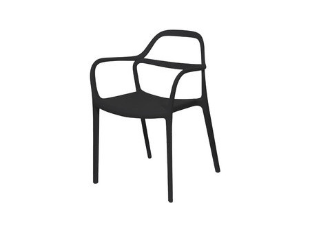 PAPERFLOW Chaise visiteur d'extérieur NOVA, set de 2, blanc