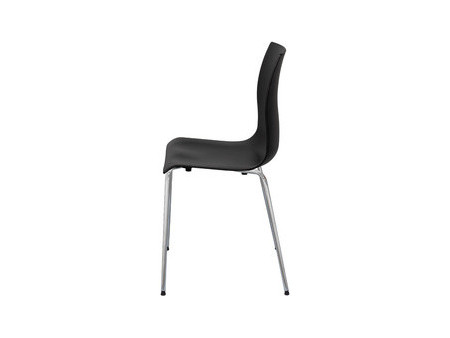 PAPERFLOW Chaise visiteur ARKO, set de 2, noir