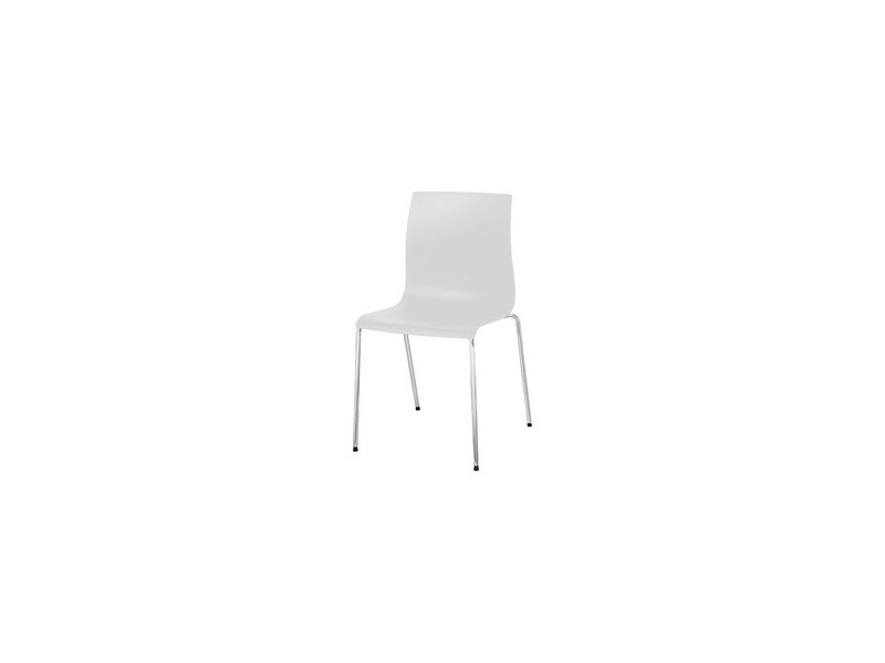 PAPERFLOW Chaise visiteur ARKO, set de 2, blanc