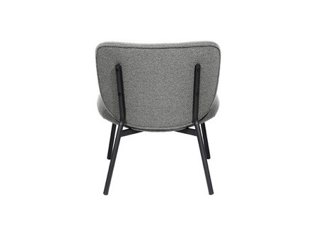 PAPERFLOW Fauteuil visiteur TWIST, noir