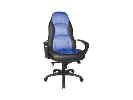 Topstar Fauteuil de direction 'Speed Chair', noir/bleu