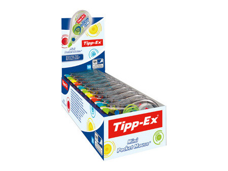 Tipp-Ex Roller correcteur Mini Pocket Mouse Fashion, 5mm x6m