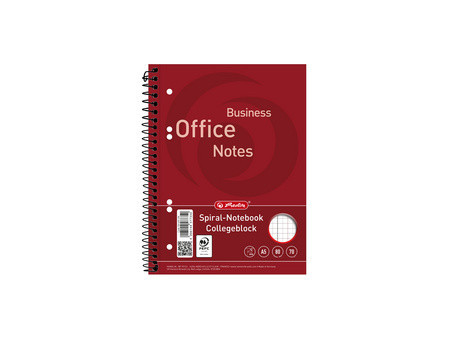 herlitz Cahier 'Business Office Notes', A5, quadrillé