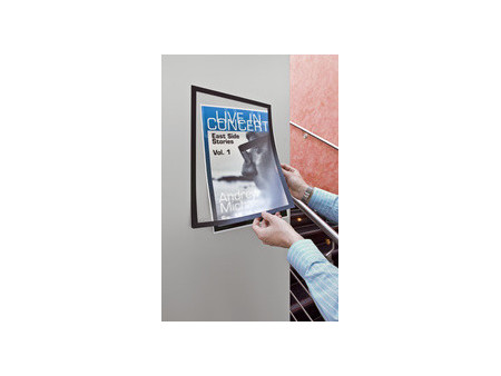 DURABLE Cadre d'affichage magnétique DURAFRAME A3 noir
