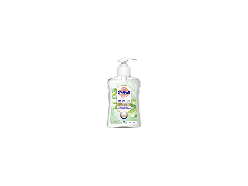 SAGROTAN Savon pour mains Aloe Vera, flacon à pompe 250 ml