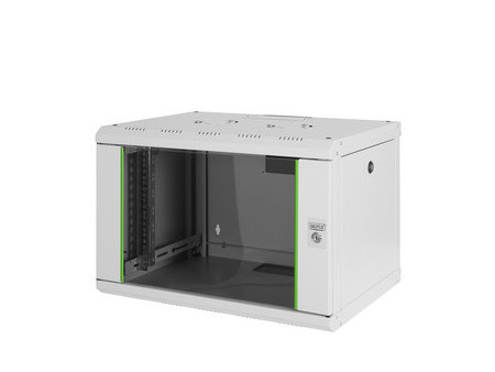 DIGITUS Coffret mural 19' Unique Line, 12 U, gris clair