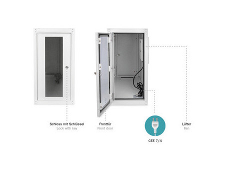 DIGITUS Boîtier CPU Eco-Line avec ventilation active