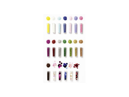 folia Set de paillettes BIO, Rainbow L